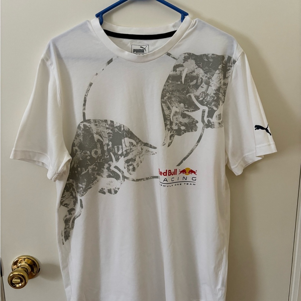 Puma Red Bull Racing White Graphic T-Shirt